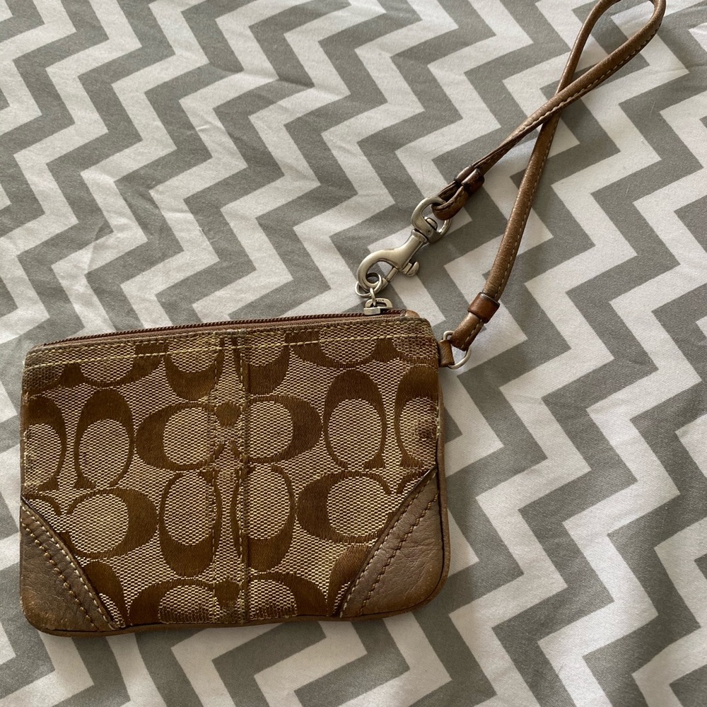Coach wrist wallet